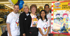 Ronald McDonald House Charities Annual food Drive - Loraine Phelps, Solutions in Marketing Inc.